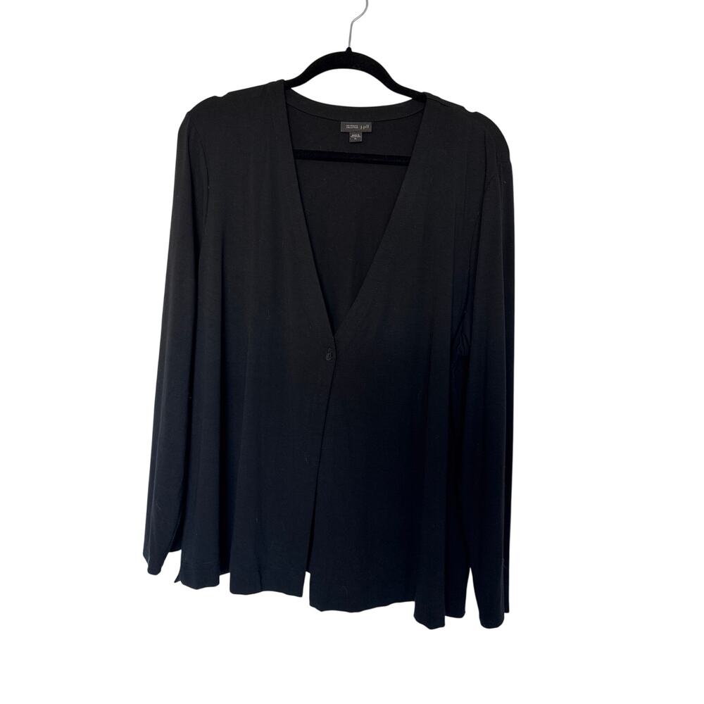 J Jill Wearever Single Button Jersey Cardigan, XL